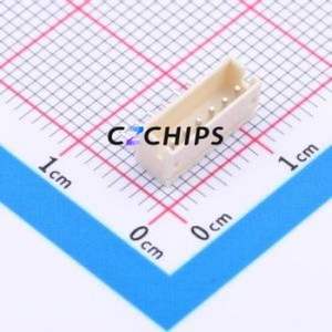ZH-6AW Wire-to-Board Pin Header Bent Lead Through Hole,P=1.5mm Connector 1x6P 1.5mm Right Angle Insert ZH - Product Image 1