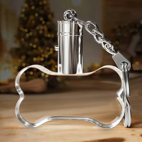 Llavero de Cristal con Forma de Hueso de Perro Grabado con Láser Xtool, Grabado de Fotos de Mascotas en el Interior, Recuerdos Personalizados