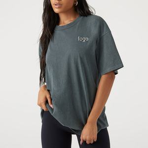 เสื้อยืดโอเวอร์ไซส์ผู้หญิง ผ้าคอตตอนเทอร์รี่ ทรงหลวม สกรีนโลโก้ได้ เป็นมิตรกับสิ่งแวดล้อม รุ่น Hotsummer - Product Image 4