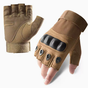 Guantes Deportivos DFTG201 Ranger para Trabajo al Aire Libre, Color Negro, Caqui y Verde, Medios Guantes para Ejercicio, Disponibles en Negro, Caqui y Verde - Product Image 3