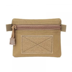 Portefeuille tactique EDC portable, pochette à fermeture éclair Molle, sac d'accessoires pour clés, carte d'identité, pièces de monnaie et AirPods, petite pochette hydrofuge - Product Image 1