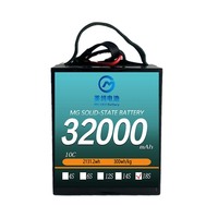 Batterie à semi-conducteurs de drone robuste à haute densité d'énergie 32000mAh 18S 10C 66.6V