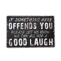 Letrero Decorativo de Pared Personalizado, Resistente a la Corrosión, Duradero, para Interiores y Exteriores, Placa de Metal Vintage Negra, Letrero de Aluminio para Bar o Pub