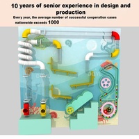 Panneau de jeu interactif mural pour salle sensorielle, équipement de salle sensorielle, mur à balles certifié CE pour aire de jeux intérieure pour enfants