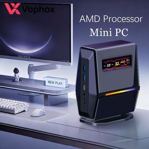 Nuevo Mini <span class=keywords><strong>PC</strong></span> Empresarial con IA VX6 AMD Ryzen 7 8845HS OEM al por Mayor, con Pantalla LCD, LAN Dual de 2.5G, DDR5, <span class=keywords><strong>PC</strong></span> de Escritorio <span class=keywords><strong>para</strong></span> Oficina Empresarial - Product Image 1