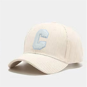 Gorras de béisbol con bordado de toalla personalizables de pana Retro Para hombre y mujer - Product Image 5