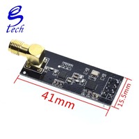 1100 compteur NRF24L01 + PA + LNA Module Sans Fil avec antenne Émetteur-Récepteur Sans Fil Module de Communication DC 3.3V NRF24L01P NRF24L01