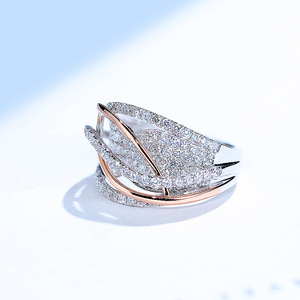 Anello dal Design a Linea Intrecciata, Elegante Anello da Dito per Donne - Product Image 6