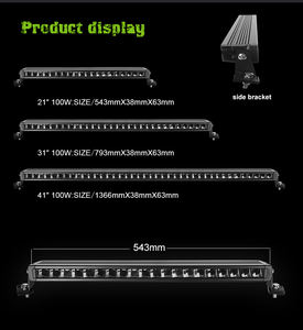 Barre Lumineuse LED Can Am X3 Maverick Super Brillante IP67K pour Toit, Conduite Tout-Terrain <span class=keywords><strong>22</strong></span>" 32" 42" 52" Laser - Product Image 5