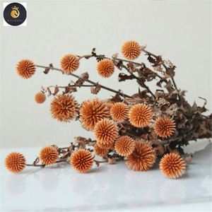 M039 decoración rústica de boda <span class=keywords><strong>echinops</strong></span> secas naturales cardo globo conservado minimalista flor de cardo azul para ramos de jarrón - Product Image 2
