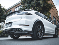 Diffuseur de pare-chocs arrière en fibre de carbone pour Porsche Cayenne Coupé 9Y0, spoiler, kits de carrosserie arrière, pièces automobiles, accessoires, style CMST