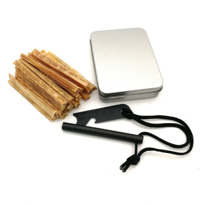Kit <span class=keywords><strong>de</strong></span> MINI arranque <span class=keywords><strong>de</strong></span> fuego <span class=keywords><strong>de</strong></span> supervivencia, <span class=keywords><strong>magnesio</strong></span>, Fatwood, palos <span class=keywords><strong>de</strong></span> arranque <span class=keywords><strong>de</strong></span> fuego 100% naturales, corte a mano - Product Image 3
