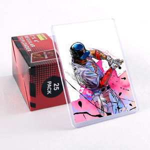 Protections de cartes en <span class=keywords><strong>plastique</strong></span> rigide de qualité supérieure, légèrement flexibles, pour cartes standard, super claires, régulières - Product Image 2