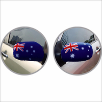 Vente en gros de housses de rétroviseurs de voiture imprimées avec le drapeau national australien