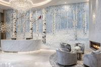 Papier peint mural 3D personnalisé avec cascade de forêt, paysage naturel pour salle de bain, spa, décoration de la maison