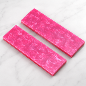 Material Decorativo para Cuchillos, Escamas Acrílicas Marmoleadas Rosa, Suministro de Fábrica, para Fabricantes de Cuchillos DBSW-11 - Product Image 5