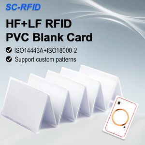 Cartes RFID vierges en PVC à double puce avec puce F08, cartes intelligentes TK4100, cartes d'accès scolaire, cartes d'identification par induction, en stock en usine - Product Image 1