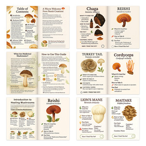 <span class=keywords><strong>Guide</strong></span> des champignons thérapeutiques imprimés pour le bien-être : une exploration des 15 types de traitements fongiques - Édition cadeau - Product Image 3