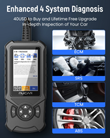 Escáner OBD2 para Auto MUCAR CDE900, Lector de Códigos de Diagnóstico del Sistema de Motor, Airbag, ABS y TCM, Herramienta de Diagnóstico para Autos con Actualización WIFI