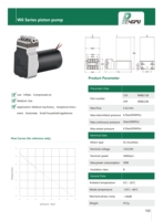 Pompe à piston sans balais PENGPU W6BL 12V 24V 5,5L/min 6,5Bar 30W, compacte, légère, à faible bruit, pour usage médical et de laboratoire