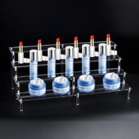 Présentoir en acrylique direct usine, sur mesure, à 1-5 niveaux, grand modèle de 40 cm de large, présentoir étagé transparent pour exposition en magasin