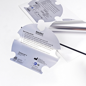 Logotipo De Impressão Personalizada Folha Adesiva Etiqueta De Segurança Retangular De Prata Personalizada Etiqueta Elétrica Logotipo Caso Do Computador Etiqueta De Bateria - Product Image 3