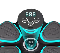 Cible de boxe musicale intelligente - Panneau mural interactif LED durable avec synchronisation lumineuse pour l'entraînement rythmique et la réduction du stress (en caoutchouc)