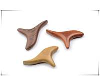 Bois de santal gua sha planche bois triangle grattoir plaque masseur thérapie outils de massage