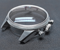 Boîtier de montre de fraisage, en acier inoxydable, haut de gamme, sur mesure, pour éta 7750, mouvement automatique, de marque professionnelle, OEM