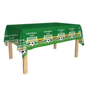 Artículos para Fiesta de Fútbol, Juego de Vajilla, Pancarta, Mantel, Platos de Papel Desechables, Cubierta de Mesa, Decoraciones para Fiesta de Fútbol con Palomitas de Maíz - Product Image 4