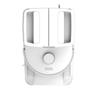 Robot aspirateur autonettoyant 6400 mAh avec extension de serpillière, brosse latérale et réservoir d'eau propre de 5 L