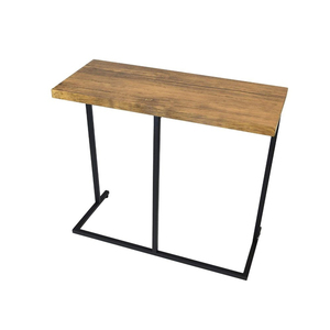 Best Selling Rustic Metal <strong>Slim</strong> End <strong>Table</strong> Bed <strong>Side</strong> <strong>Table</strong> for Living Room Storage Versatile Entry Outdoor Kitchen Supermarket Gym - Product Image 6