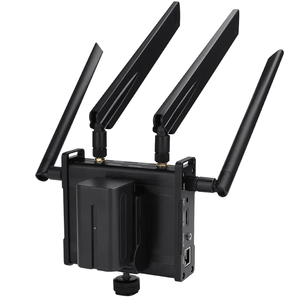 4G LTE Wifi Video Encoder mit integriertem Akku HD HDMI Encoder Internet Broadcasting-Ausrüstung