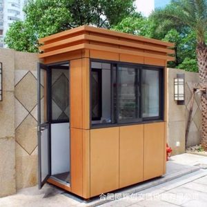 Cabine de sécurité en acier, poste de garde extérieur, portable, une pièce, utilisable toute l'année - Product Image 1