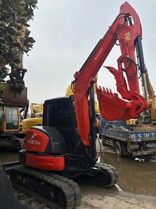 Mini-excavatrice sur chenilles d'occasion Kubota KX163-5 à bas prix avec moteur et pompe pour la production agricole 5 tonnes 163 Kx163 - Product Image 4