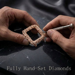 Premium Designer Mechanical <b>Watch</b> Custom VVS Moissanite 18K gold <b>watch</b> Hip Hop Iced Out Thorns <b>Watch</b> <b>Case</b> Design - Product Image 2