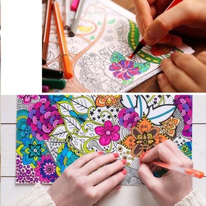 Livre de coloriage décompression pour enfants, motif <span class=keywords><strong>Jardin</strong></span> <span class=keywords><strong>Secret</strong></span>, vente en gros, pas cher, cadeau pour enfants, livre d'activités anti-stress - Product Image 4