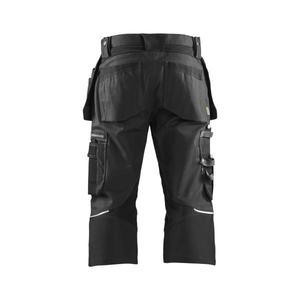 BLAKLADER - 159713439900D124 <b>Stretch</b> Pirate <b>trousers</b> <b>Black</b> - EAN 7330509921715 WORK <b>TROUSERS</b> CARGO WORK <b>TROUSERS</b> - Product Image 2