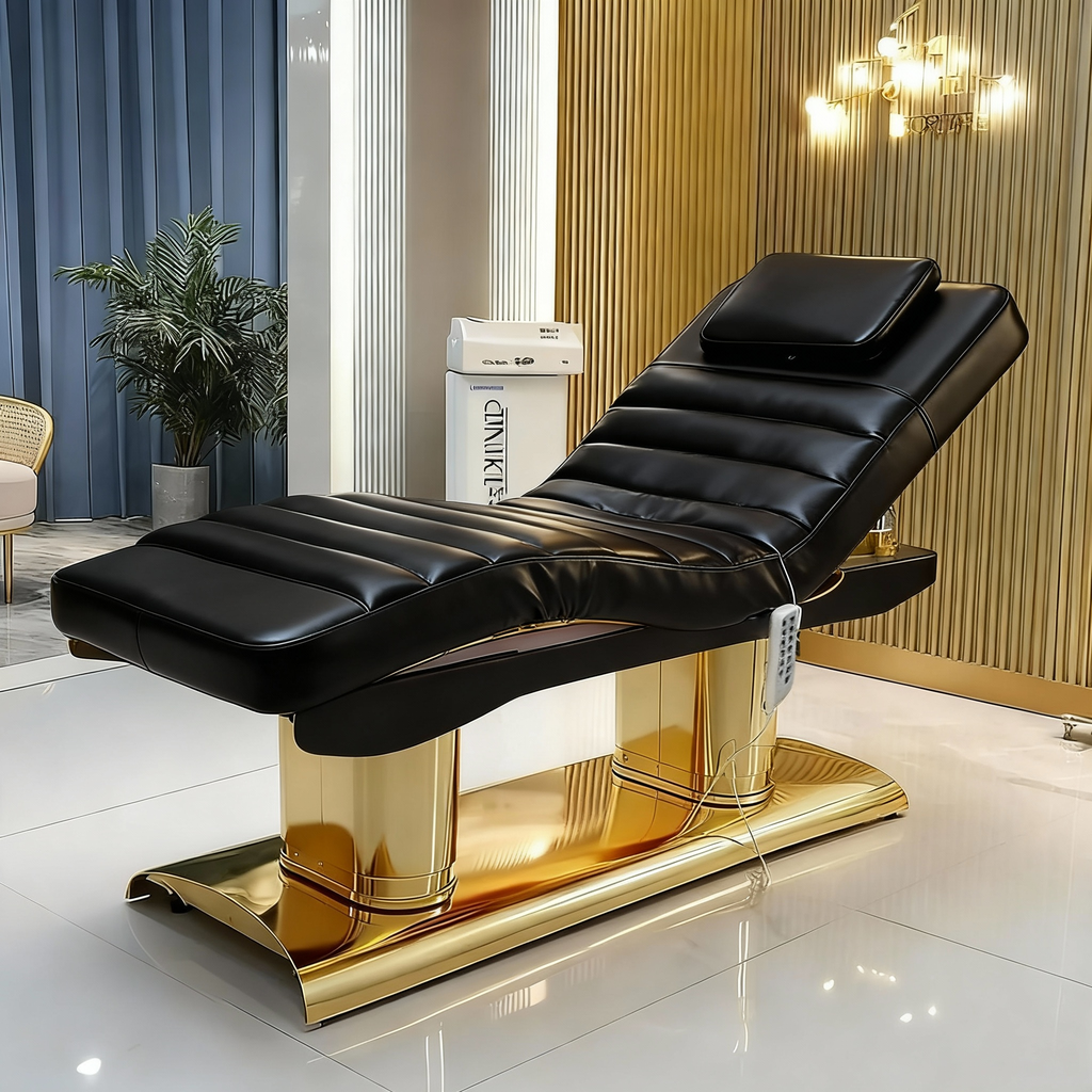 Lit de massage noir