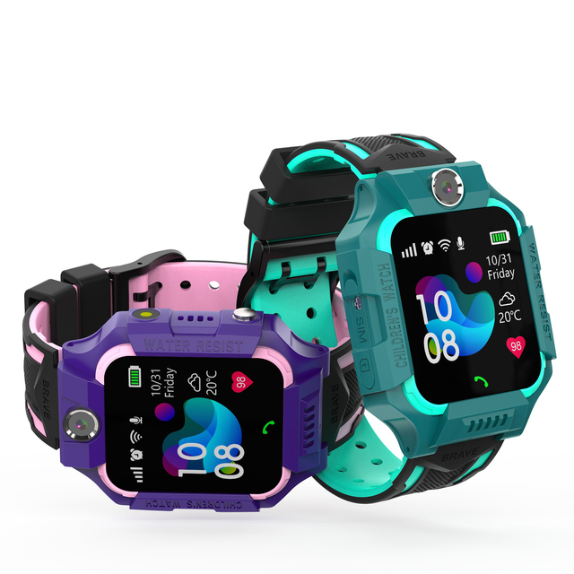 Kids Smart E15 Watch GPS Tracker Boys Girls for 3-12 Year Old with SOS Camera Alarm Call Kids Watch 1.44'' Touch Screen Watch