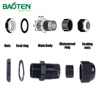 En stock – Presse-étoupe industrielle M88 (14-18mm) IP68 étanche, en nylon nickelé, conforme ROHS, pour câbles métalliques