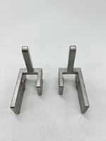 Poussoir d'alimentation pour convoyeur, fourche en acier inoxydable, bloc de poussée métallique, dent de poussée en aluminium moulé pour ensacheuse horizontale
