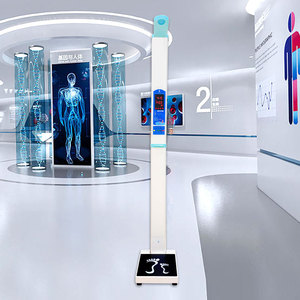 Báscula electrónica de peso y altura que funciona con monedas para gimnasio - Product Image 3