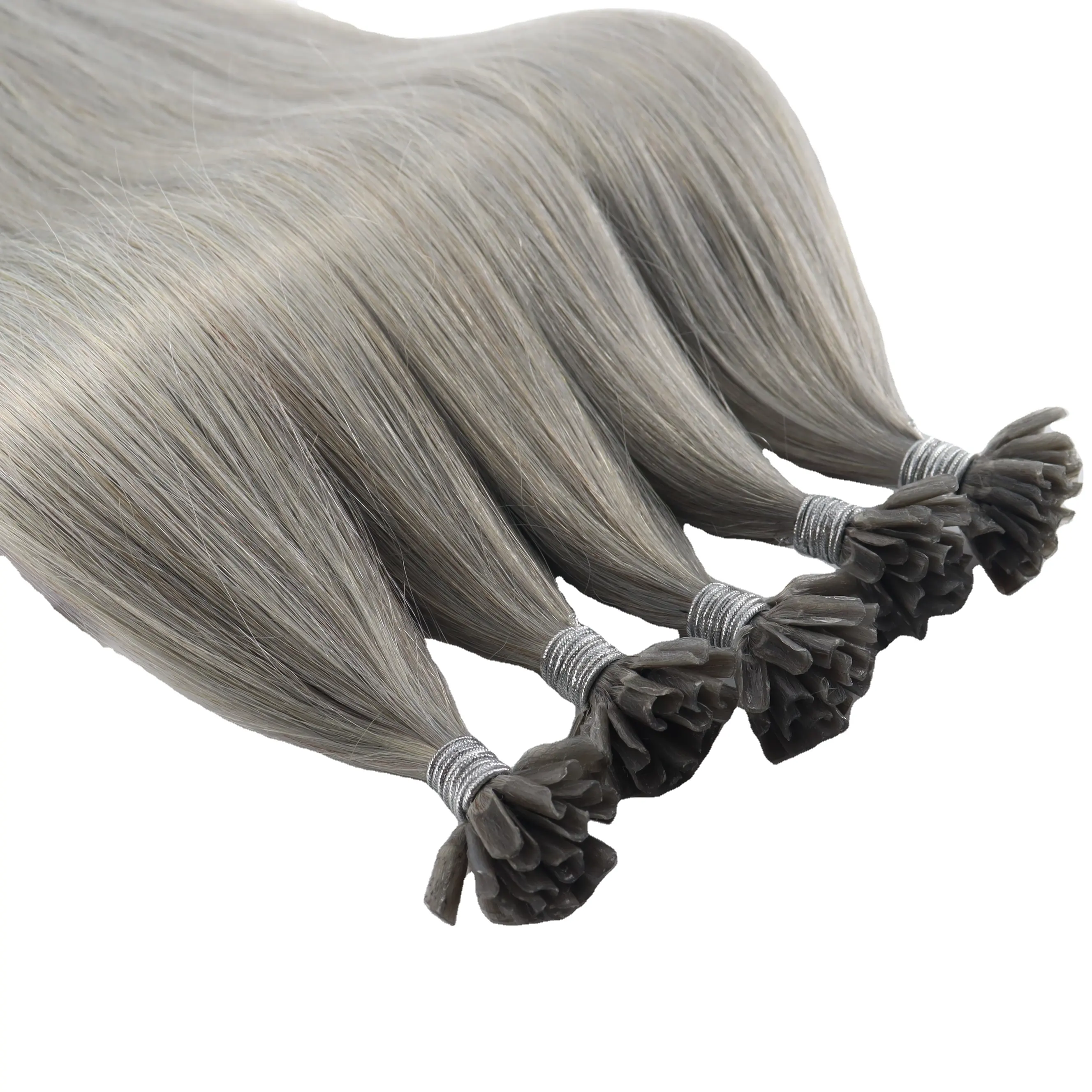 Wholesale Double Drawn Italian Prebonded Keratin U Tip Hair Extensions Human Hair