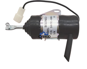 Pièces pour chargeuses sur chenilles : Solénoïde d'arrêt de carburant 6670776 16851-60014 16851-60010 7475471 pour MT50 MT52 - Product Image 3