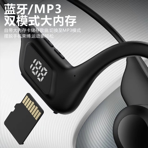 ホットセール商品 オープンイヤー骨伝導イヤホン <span class=keywords><strong>Bluetooth</strong></span> IPX6防水 骨伝導ヘッドホン ワイヤレス ディスプレイ付き - Product Image 3