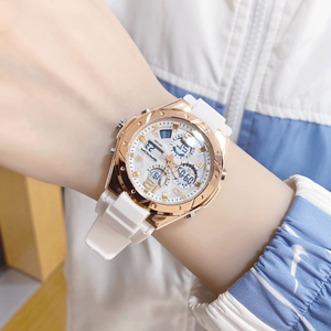 Reloj Digital Multifuncional Luminoso Deportivo y Moderno con Caja de Acero Inoxidable y Batería de Larga Duración para Mujeres Jóvenes y Chicas - Product Image 4