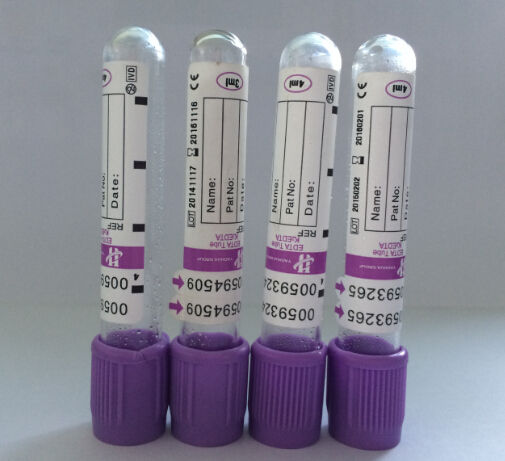 Пробирка для сбора образцов крови не вакуумная ивд с k3edta