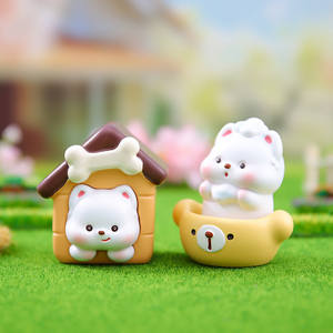 Adorable serie de perros decoración regalo figura caja ciega lindos coleccionables caninos divertido paquete misterioso para amantes de las mascotas sorpresa especial - Product Image 4