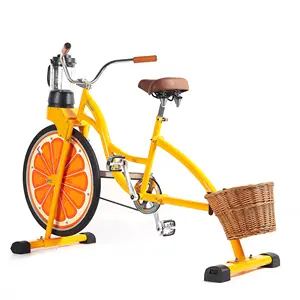 EXI Smoothie Vlo-máquina de jugos, naranja, a medida, con pedales